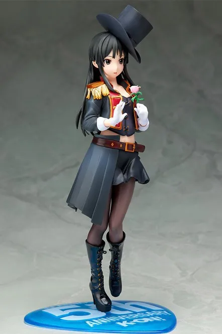 Аниме 22 см Акияма фигурка Мио игрушка модель мультфильм сильнее K-ON 5-й юбилей