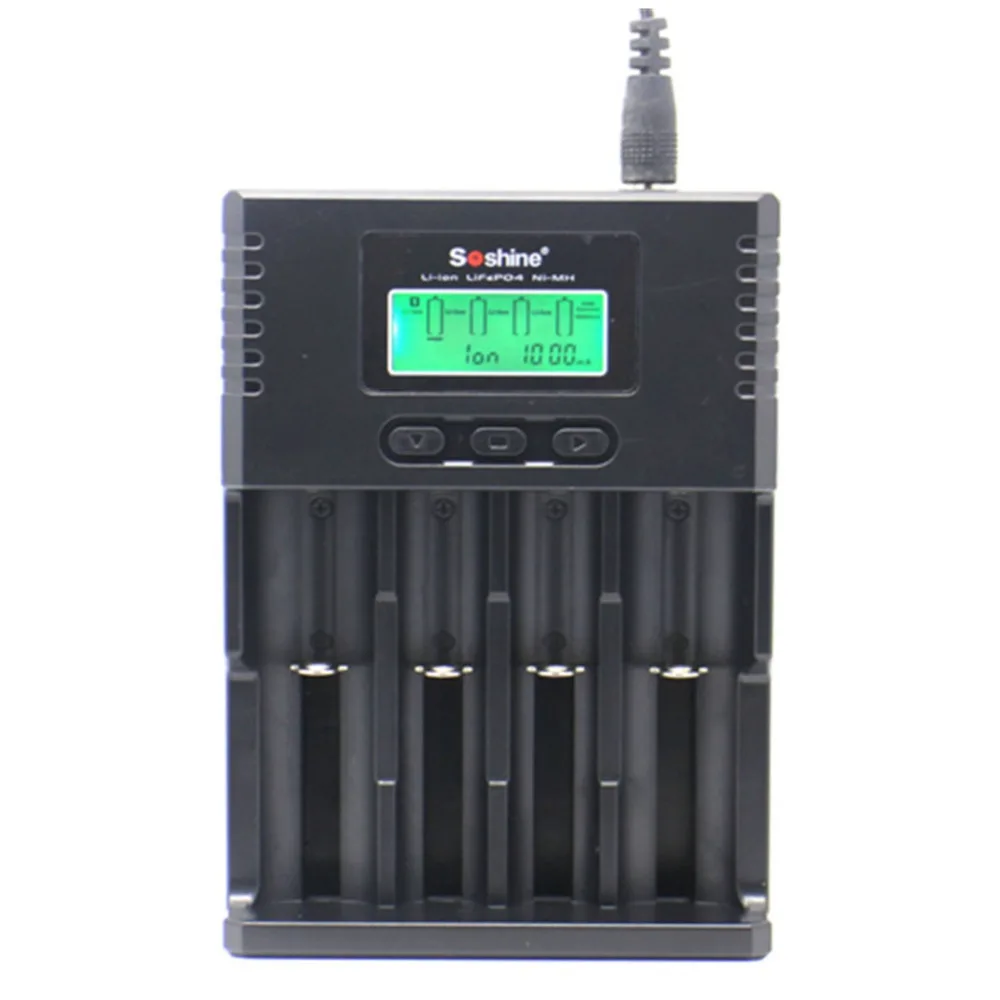 Универсальное зарядное устройство для ЖК батарей li ion/NiMH/ LiFePO4 14500 18350 18650 26650 AA AAA
