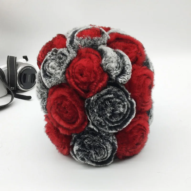 2021 Fashion girl fur cap lady winter natural real rex rabbit hat high quality women warm free shipping TU154-039 | Аксессуары для