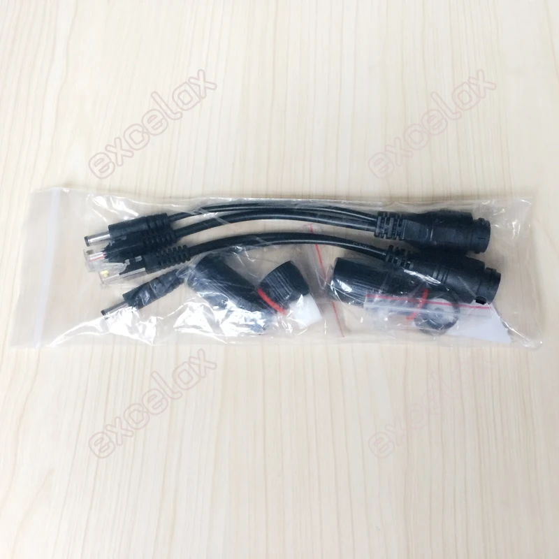 Разветвитель RJ45 PoE со штекером водонепроницаемый уличный разъем переходник для IP