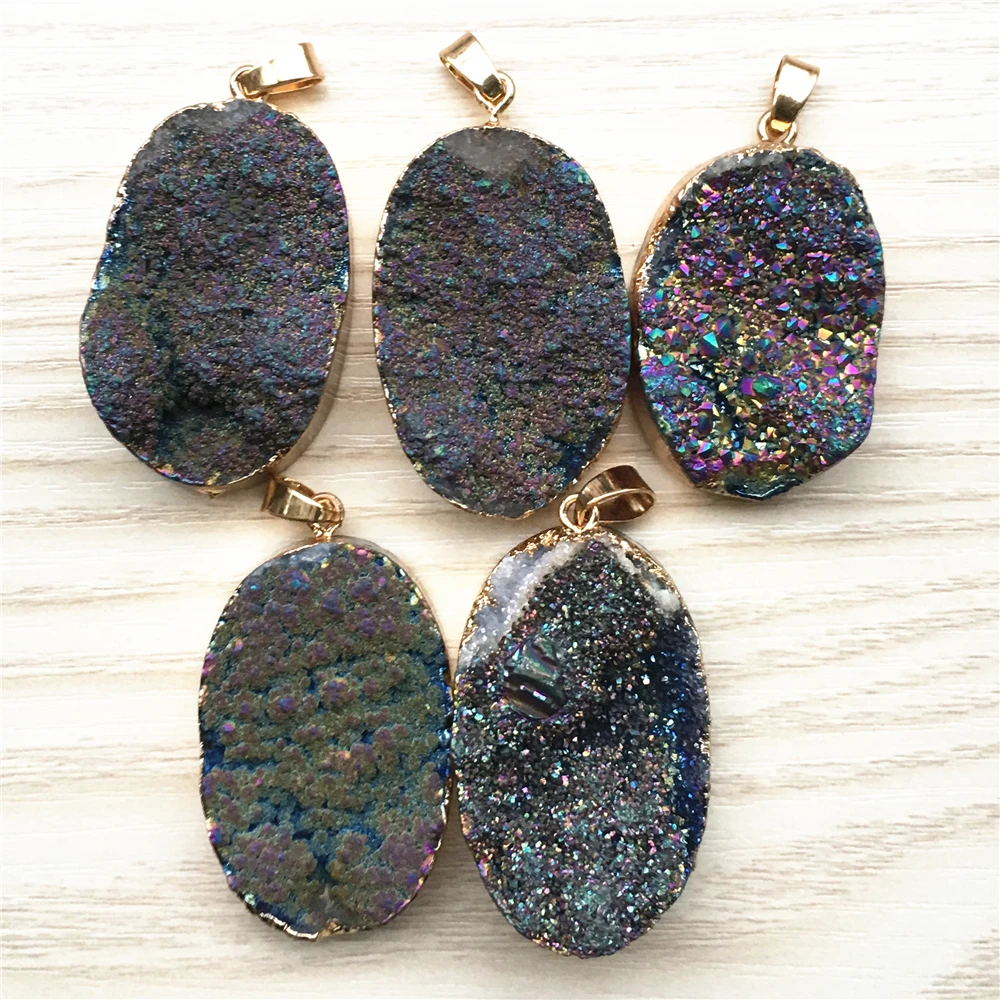 5 шт./партия подвеска из натурального агата|Подвески| |