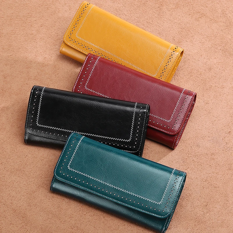 Новый спилок женский s кошелек Повседневный бумажник на кнопке женские