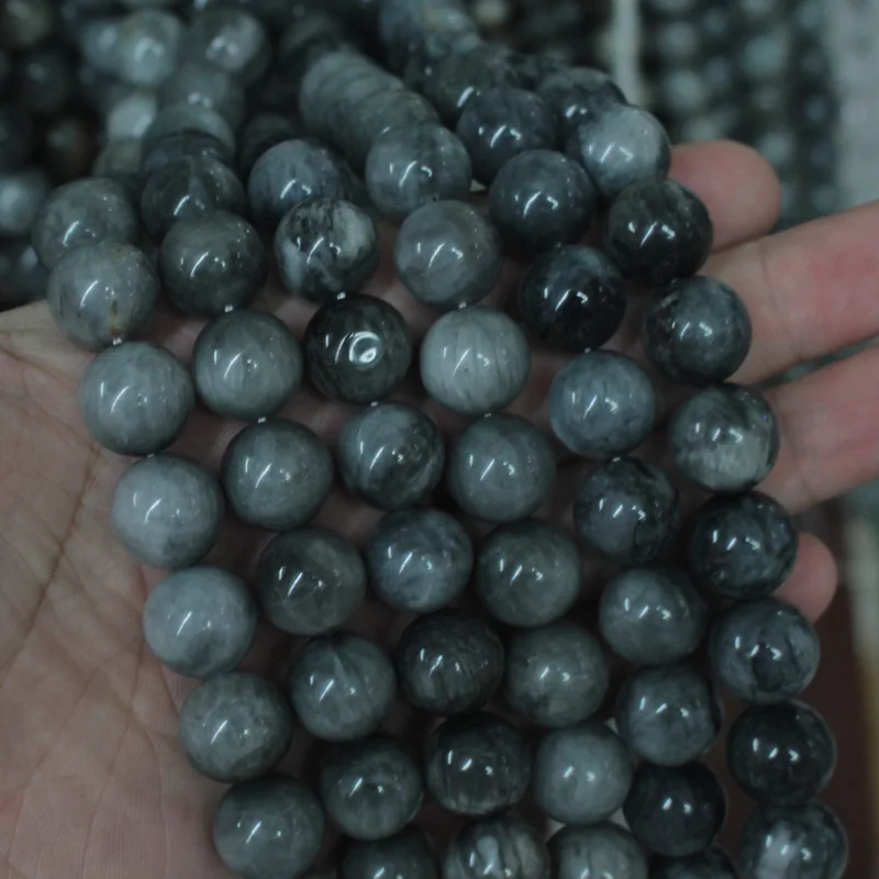 

12mm 14mm round hawk eye beads natural stone beads DIY loose beads for jewelry making strand 15" wholesale !