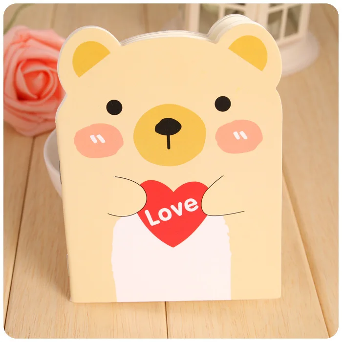Organizador Little Bear notebook Kawaii Jotter, Товары для офиса, рабочая книга для студентов, подарок на Рождество