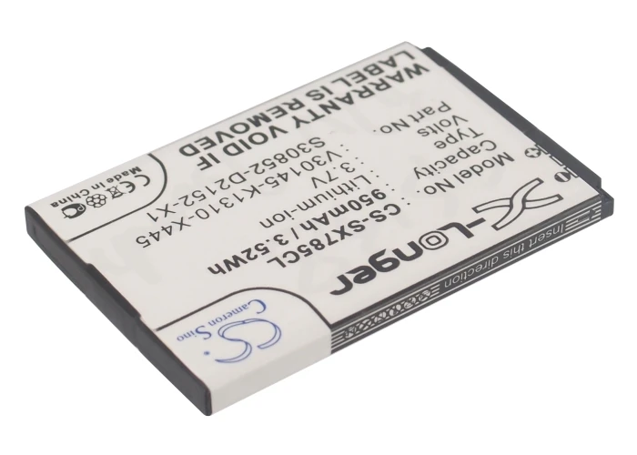 Аккумулятор Cameron Sino 950 мАч для Siemens Gigaset L400A, L400H, SL400, SL780, SL785, SL788, SL78H, X656, OpenStage SL4