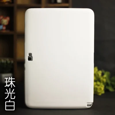 white Для samsung n8000 GT-N8000 N8010 мягкий чехол Note 10,1 дюймов сплошной цвет Силиконовый ТПУ противоударный чехол для Note 10,1 - Цвет: white