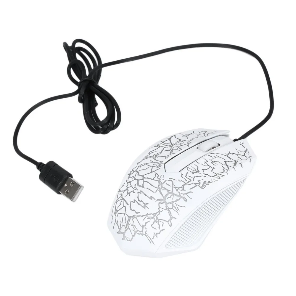 Проводная игровая мышь 3200 точек/дюйм LED оптическая 3 кнопки 3D USB Pro геймерские Компьютерные Мыши для ПК Регулируемая USB Проводная компьютерная мышь