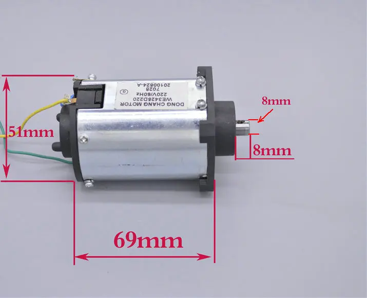 220 В DC мотор электрический стул массажа двигателя регулирования скорости Mute DIY