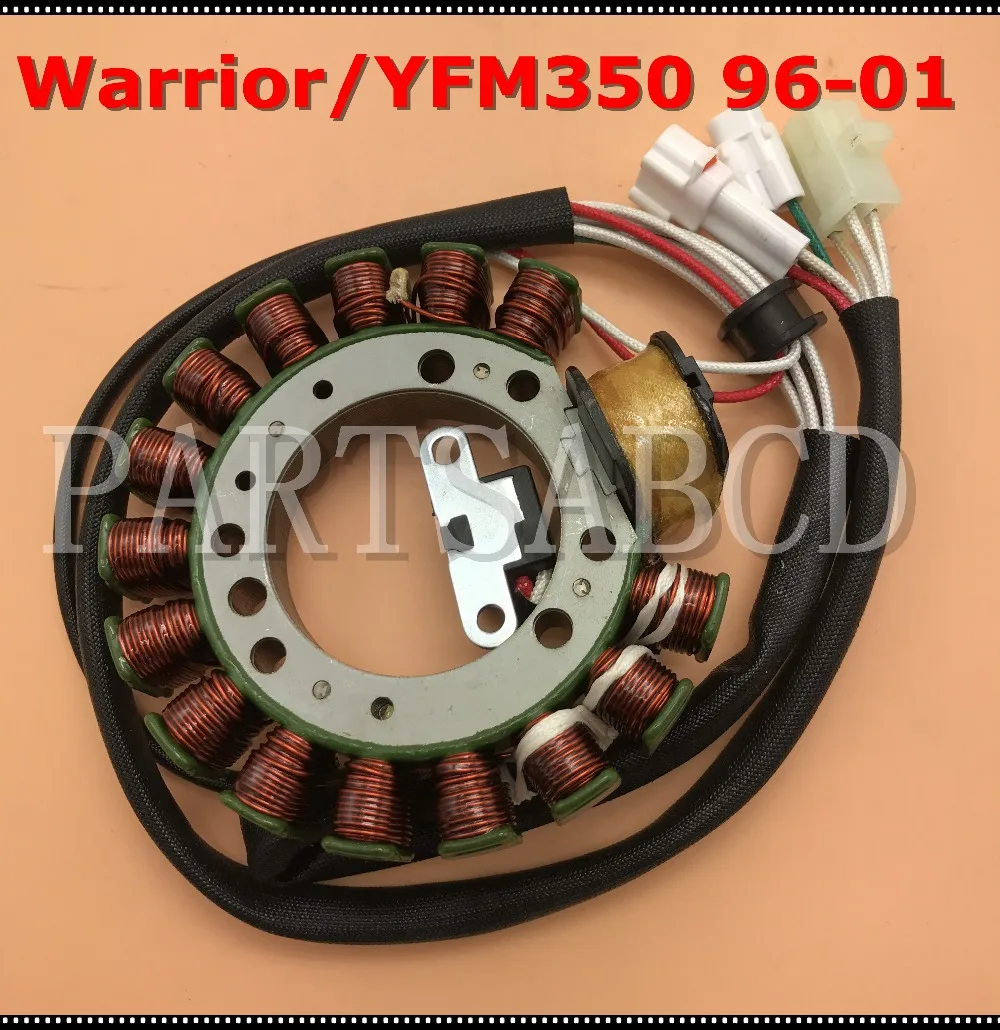 Магнитный Статор для Yamaha ATV Warrior 350 YFM350 96 01 Magneto|magneto stator|for atvatv stators |