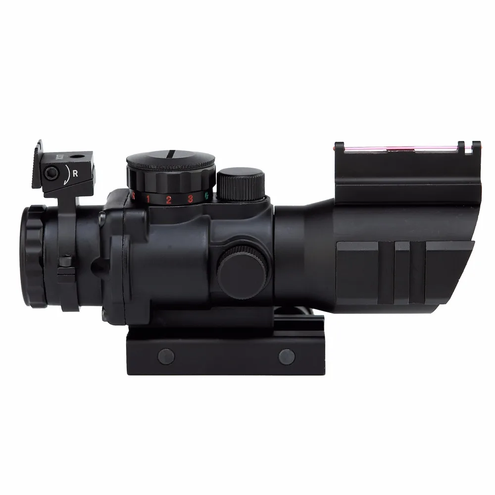 4x32 Acog прицел 20 мм ласточкин хвост рефлекторная Оптика тактический для охотничьей