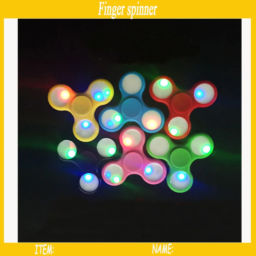 100 шт./лот LED Палец Счетчик Легкой Руки Spinner Непоседа Для Детей Birthday Party Supplies