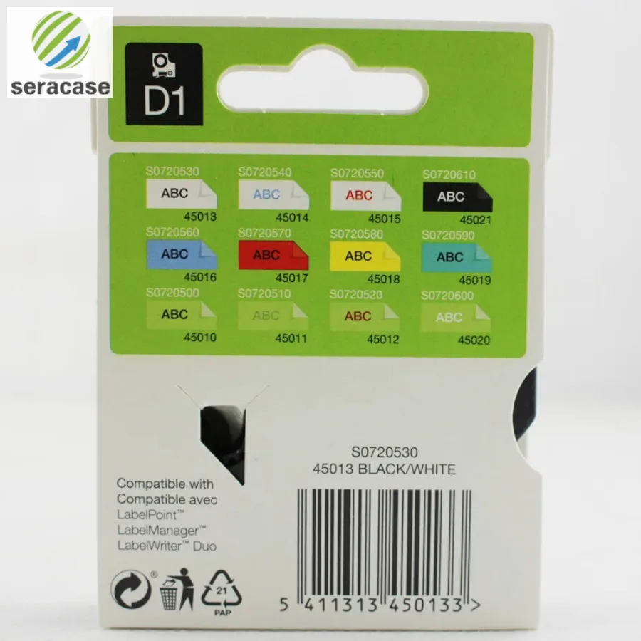 Лазерная этикетировочная маркировка 6 мм белый черный 9 желтый красный фон -