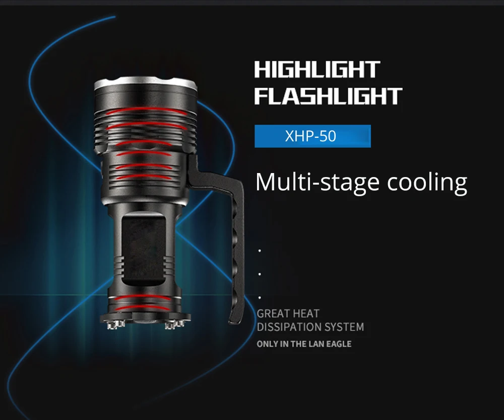 Супер яркий светодиодный светильник-вспышка XHP50 USB Перезаряжаемый мощный портативный светильник светодиодный поисковый светильник-вспышка лампа 4*18650 батарея