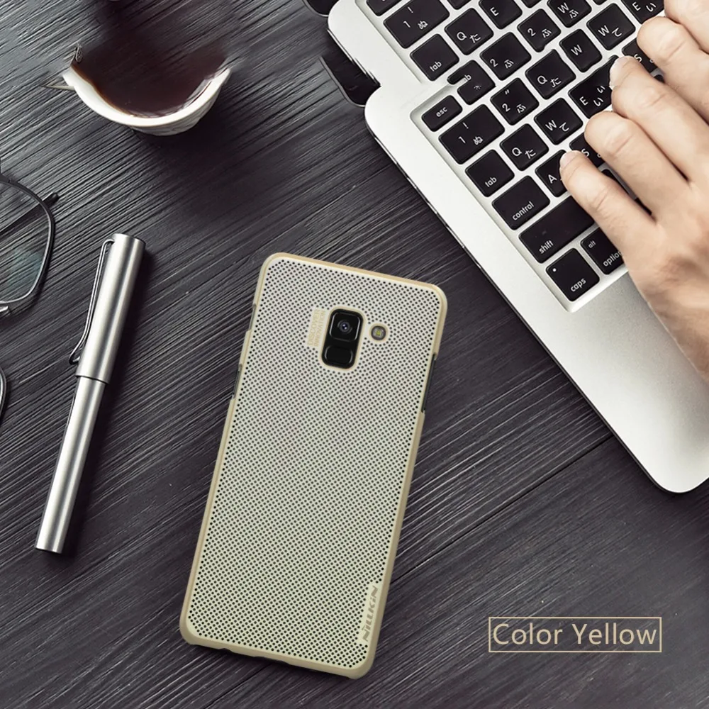 Для samsung A8 Plus чехол NILLKIN легкий теплоотвод чехол для телефона для samsung galaxy a8 чехол тонкий на ощупь