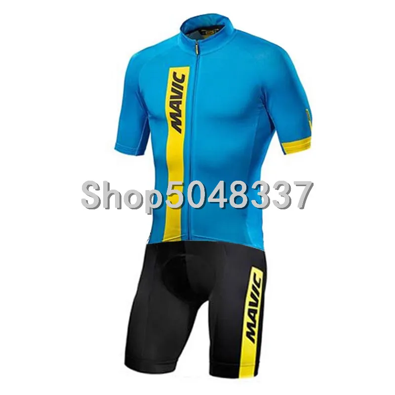 Mavic Подгонянный триатлонный костюм Велоспорт Джерси с коротким рукавом