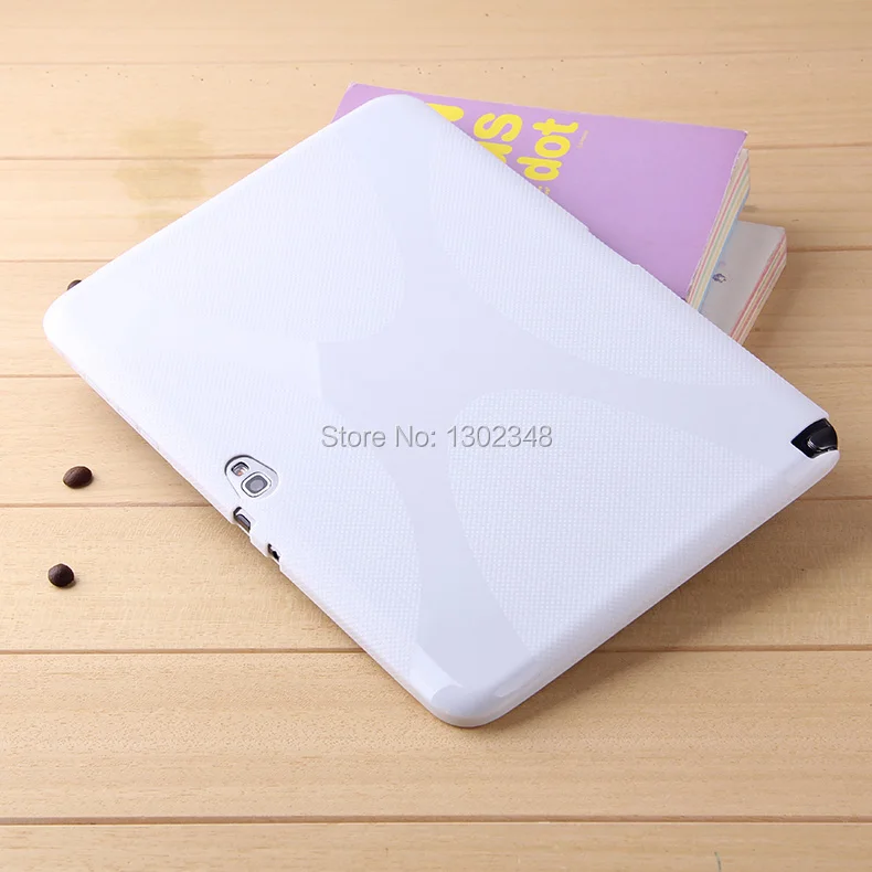 Тонкий мягкий силиконовый резиновый чехол из ТПУ X Line для samsung Galaxy Note 10,1 GT-N8000 N8010 N8013 N8020