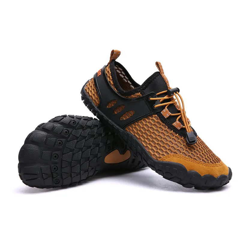 yellow aqua sneakers Кроссовки для мужчин и женщин; пляжная обувь; сезон лето; прогулочная обувь; шлепанцы для плавания; быстросохнущая обувь для серфинга; носки для кожи; Водонепроницаемая Обувь - Цвет: yellow aqua sneakers