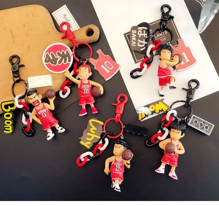 Cute Q Version Slam Dunk Sakuragi Hanamichi Rukawa Kaede фигурки из ПВХ Коллекционные Фигурки игрушки