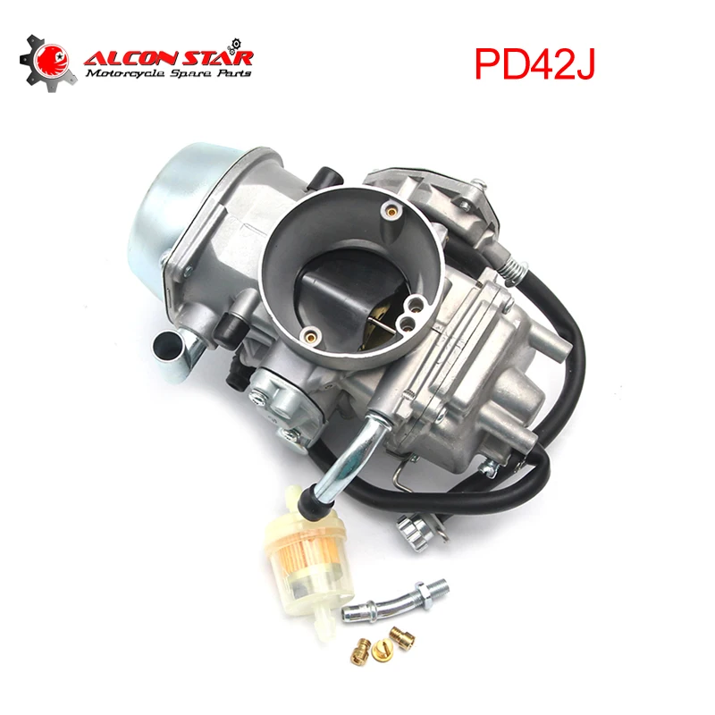 Alconstar-42 мм PD42J мотоцикл вакуумный Карбюратор Carb для Yamaha Grizzly 600 660 YFM600& Raptor 660 ATV UTV для Hisun 700cc