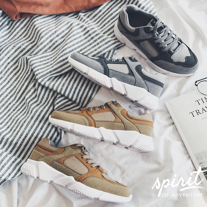 Модная мужская повседневная обувь парусиновая в стиле пэчворк дышащий