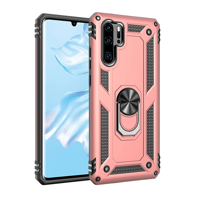 Для huawei P20 P30 Pro lite P Smart() P Smart Z mate 20 X Pro Y6 Y7 Pro Y5 Y9 Nova 3e 4 e автомобильный держатель с кольцом бронированный чехол
