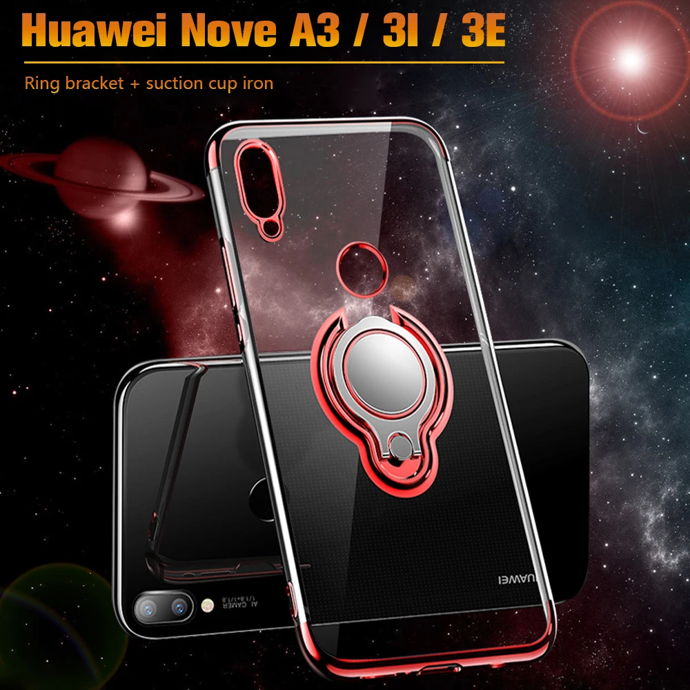 Magnetic Case For Huawei Mate 20 Lite Pro Ring Plating Clear Cover X 10 |