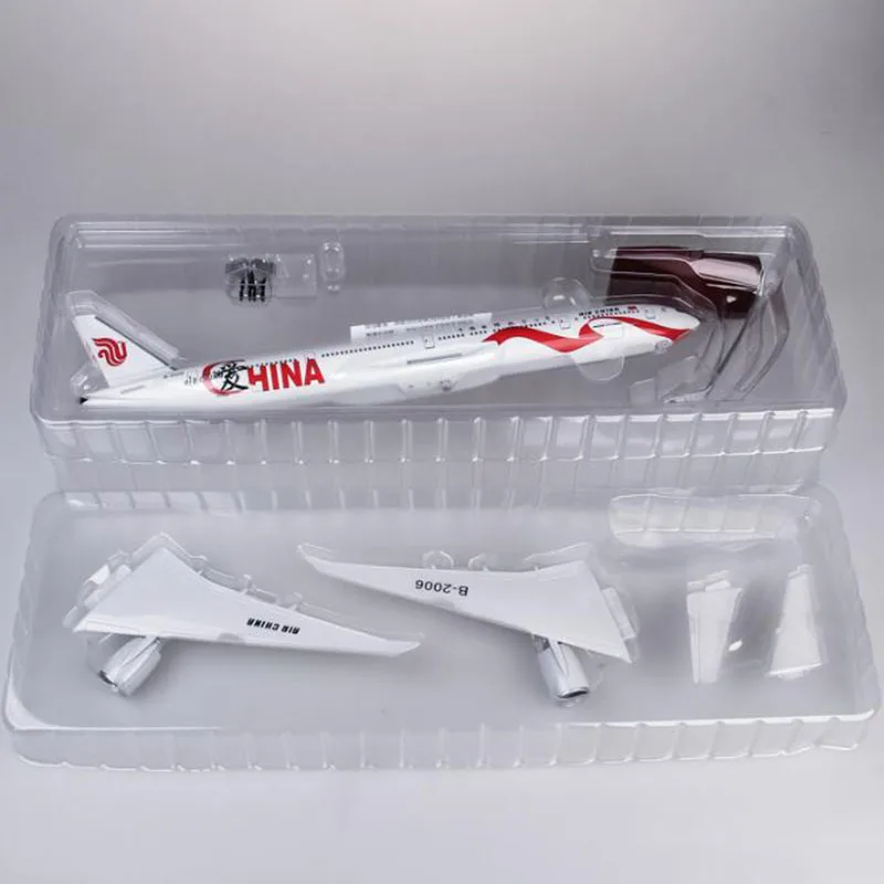 47 см 1/157 самолет Boeing 777 B777 Dreamliner самолет Air China Airlines модель W светильник и колесо литой под давлением пластиковый полимерный самолет