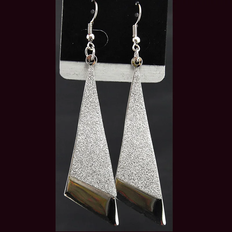 Mix Style Fashion Jewelry Silver Frosted Long Dangle Drop Earrings for Women Wedding Engagement Party Show Gift A800mix | Украшения и