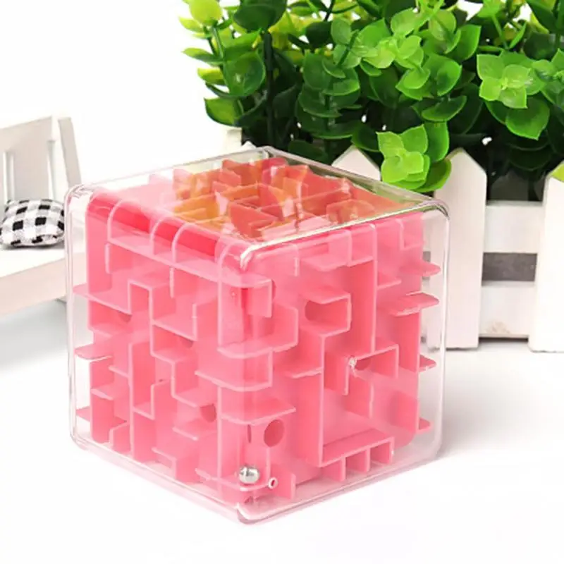 Дети 3D лабиринт куб головоломка игрушка Забавный баланс тренировка развитие