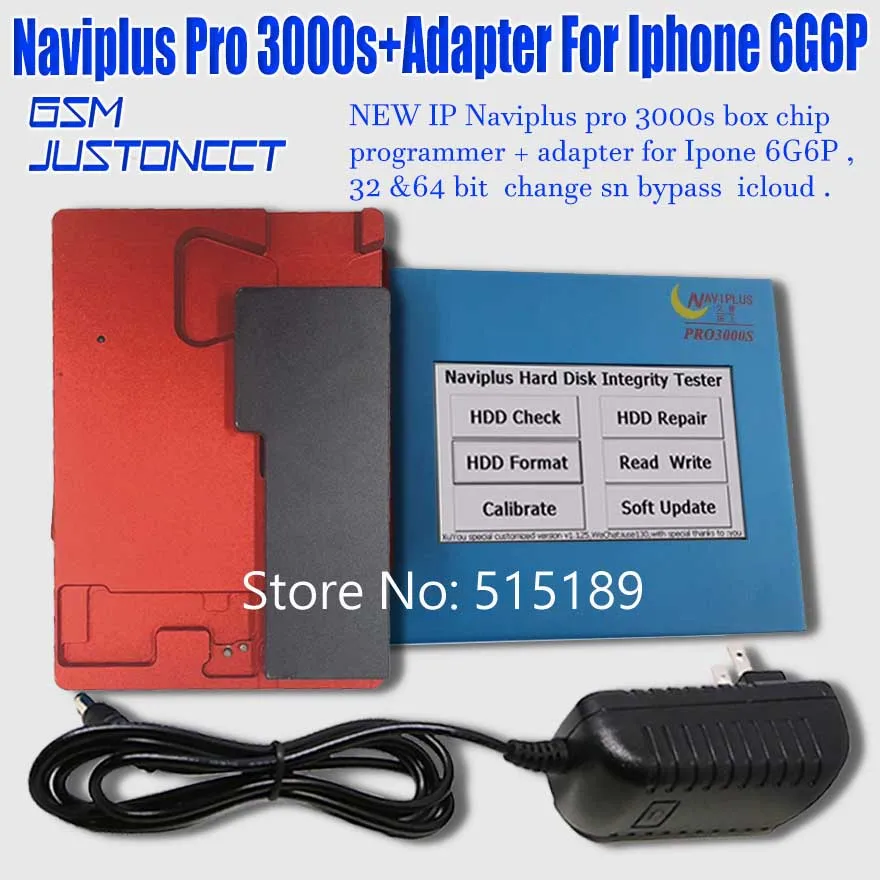 Новая IP TV BOX Pro 3000 S NAND флэш-удаление модульный переходник для iPad 2/3/4, 5, 6, iPad Air 1 2 Naviplus Pro3000s NAND ремонт инструмента