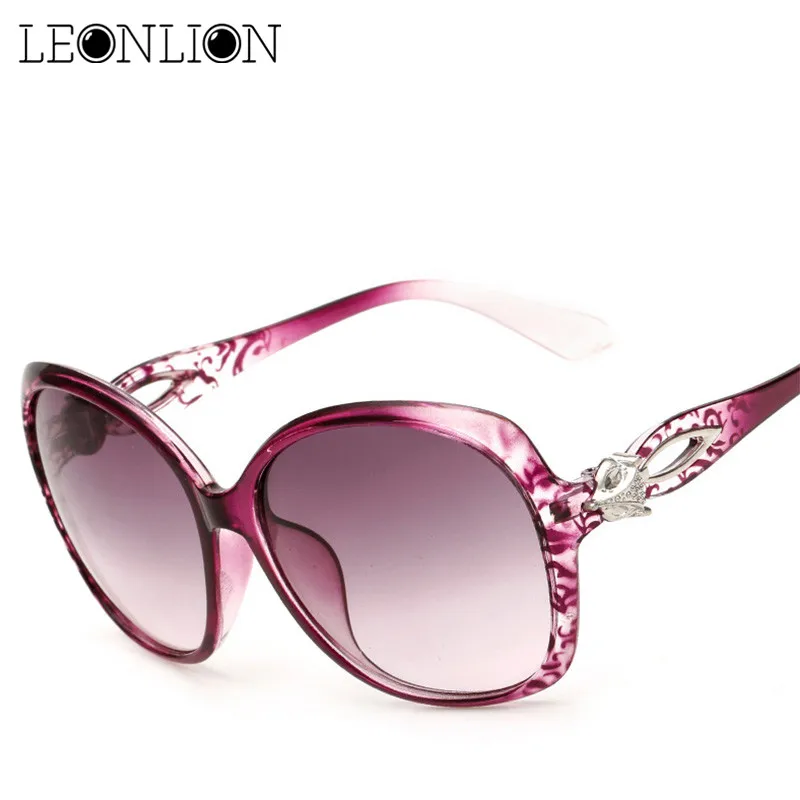 

LeonLion 2021 Ladies Vintage Sunglasses Women Brand Designer Gradient Lens Travel Big Frame Sun Glasses Oculos De Sol Gafas