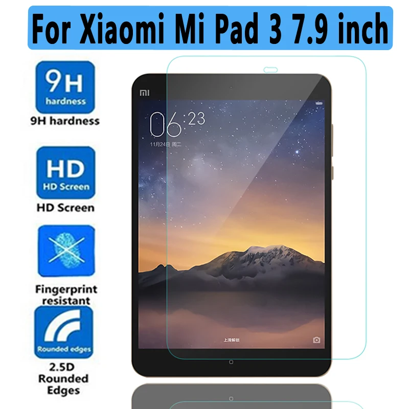 9H HD Tempered Glass screen protector for Xiaomi MiPad 1 2 3 4 For Mi Pad 7.9 / 8.0 Plus 10.1 inch Film | Компьютеры и офис