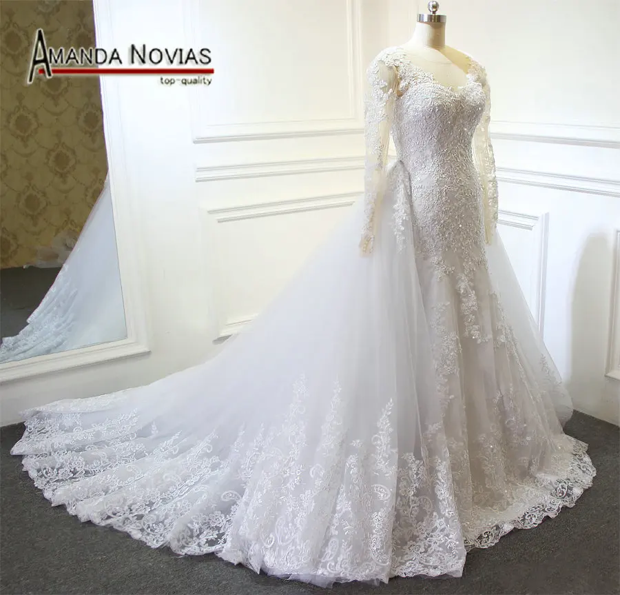 Новое поступление; свадебное платье со съемным шлейфом; vestidos de novia