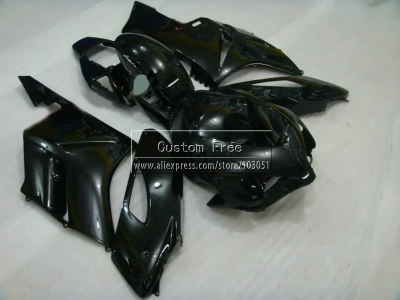 Custom ABS Injection fairing set for 2004 2005 Honda CBR1000RR CBR 1000 RR 04 05 1000RR full black fairings parts | Автомобили и