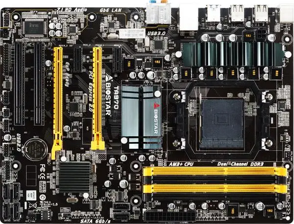 970 AM3+ Материнская плата BIOSTAR TA970 AM3 DDR3 USB3.0 SATA3