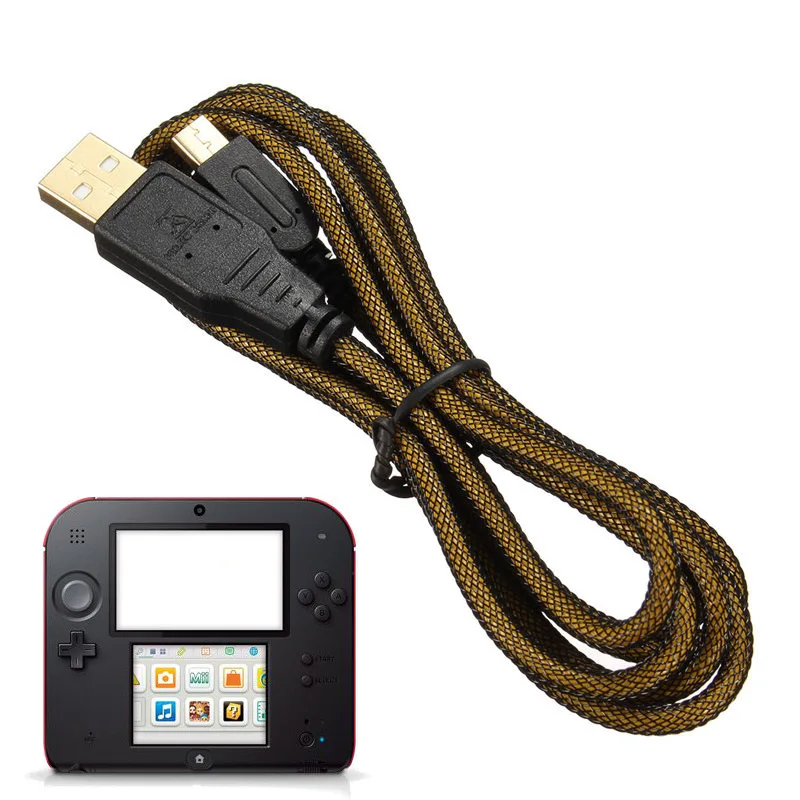 Высокое качество 1 5 м позолоченный порт USB зарядный кабель питания для Nintendo DSi DSiXL