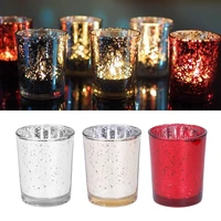creative carved glass candle holders tealight votive holder for wedding home party decor home table decorative