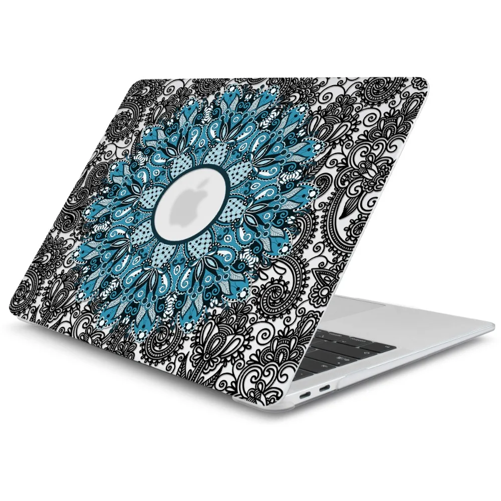 Crystal Case для Apple Macbook Air 13,3 11 Pro 13 12 15 ноутбук Retina печати Обложка Touch Bar крышка клавиатуры A1466 A1932