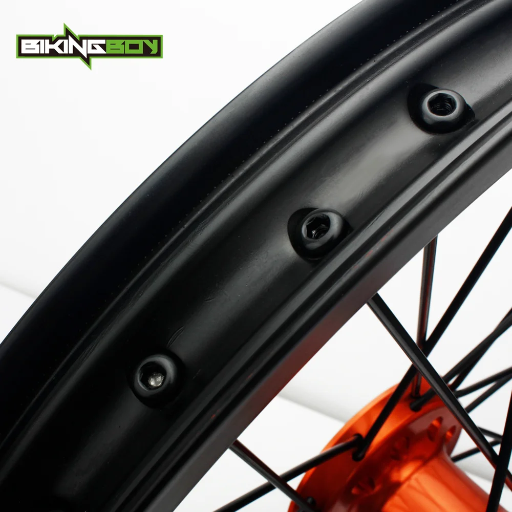 BIKINGBOY для мотокросса KTM EXC MXC SX F XC SXS 125 250 300 350 400 450 505 525 Передняя Ступица оранжевого