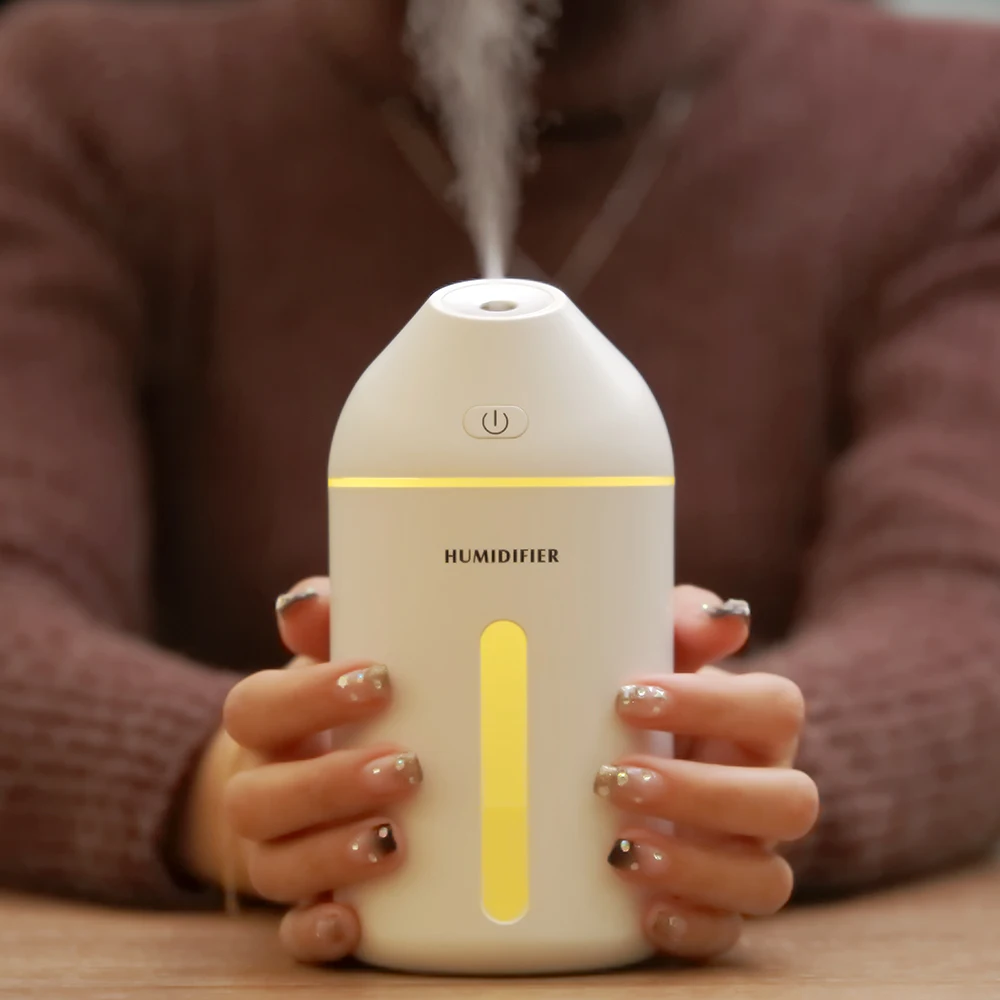 Mini Portable Car Humidifier Cute C9 LED Night Light Desktop Air Automatic Power Off Protection USB Diffuser Purifier | Бытовая техника