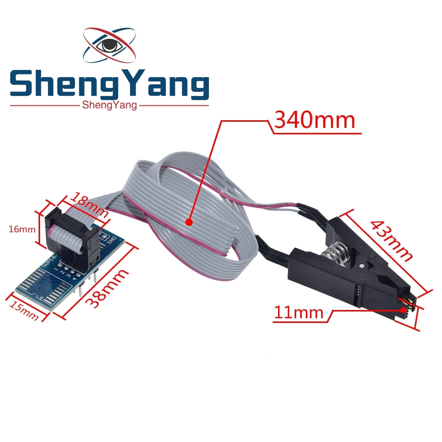USB программатор CH341A 24 25 серия EEPROM модуль программатора с флэш BIOS зажим SOIC8 SOP8 для