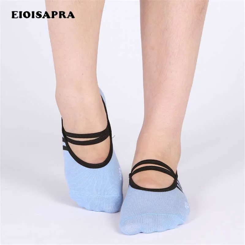 [EIOISAPRA] Нескользящие хлопковые носки для фитнеса балета йоу га женщин вентиляции