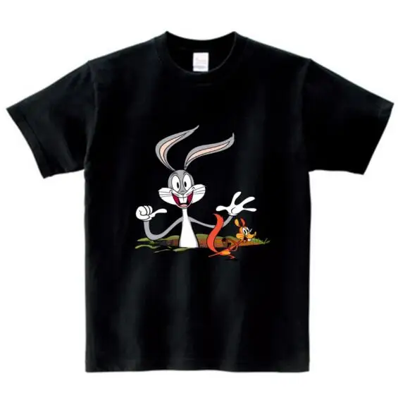 black Новая футболка Looney Tunes, Тасманский Дьявол, футболка с принтом «Sorry Not My Day To Care», Детская футболка с короткими рукавами, популярная летняя рубашка для маленьких мальчиков, MJ - Цвет: black