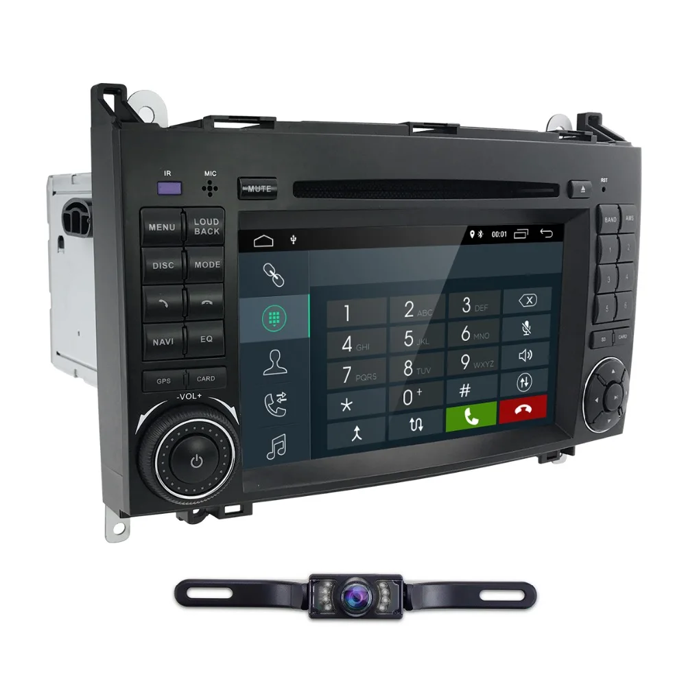 2 DIN Авторадио gps Android 8 1 Автомобильный мультимедийный dvd-плеер для Mercedes Benz C-Classs CLC W