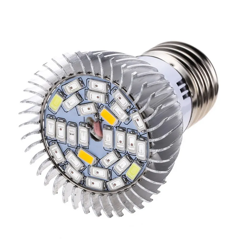 8 шт. светодиодные лампы E27 для выращивания растений 18 28 светодиодов|grow lamp led|plant grow