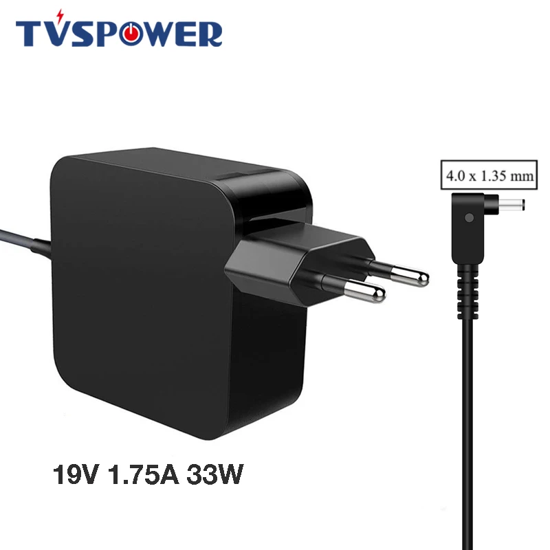 19V 1.75A 4 0*1 35mm 33W для ASUS Vivobook S200 S220 X200T X202E X553M Q200E X201E зарядное устройство AC адаптер