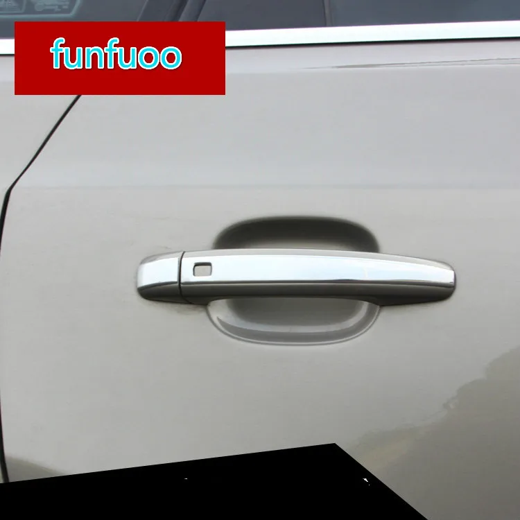 FUNDUOO для Audi Q5 Audi A4(B8) 2009 2010 2011 2012 2013 2013 Нержавеющая сталь дверные ручки крышки Накладка Стикеры панели перекрытия