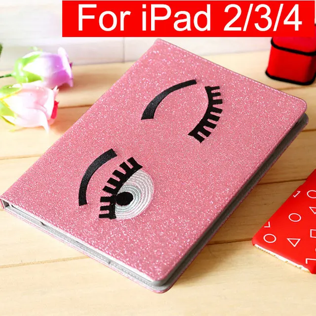 Pink1 for ipad 234 XMXCZKJ милые блестящие чехол для iPad 2/3/4 Air Air2 9,7 мини, на возраст 1, 2, 3, 4, чехол-книжка смарт-чехол из полиуретановой кожи чехол и функцией автоматической блокировки и разблокировки - Цвет: Pink1 for ipad 234
