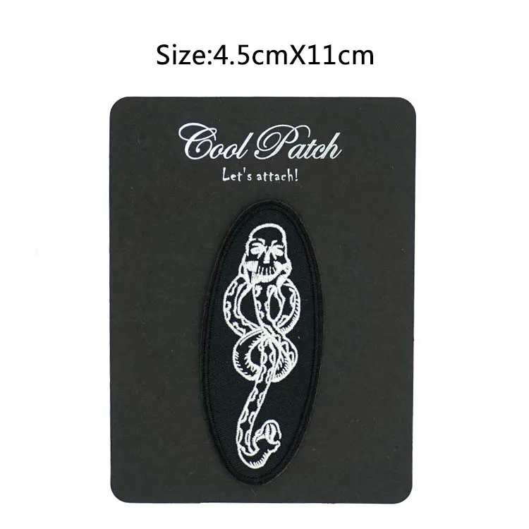 Темный марклорд вордеморт съедобные Фильмы ТВ вышитый логотип термоклейкая