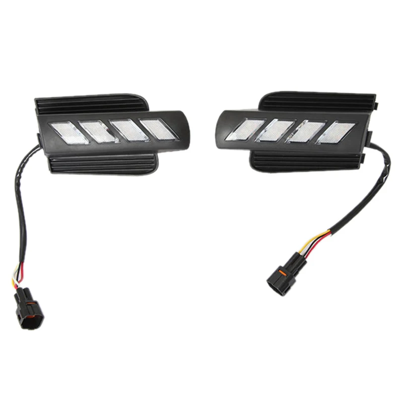 High match E4 Mark светодиодные дневные ходовые огни для Toyota Land Cruiser Prado 120 Grj120 Trj120 Fj120 2003~ 2009 дневные ходовые огни светильник Противотуманные фары аксессуары - Цвет: High match